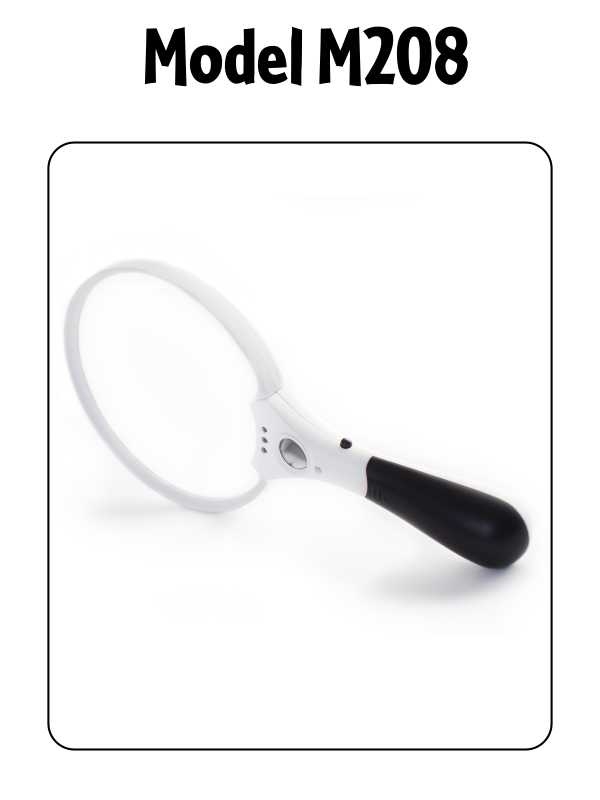 XL Magnifying Glass 2x, 4x, & 10x Lenses with Bright Lights, Magnifiers /  Loupes